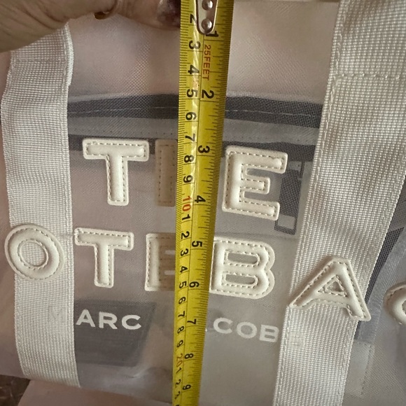 White Transparent Tote Bag - Picture 7 of 9